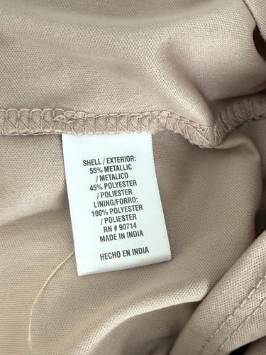 MSK 3/4 Kleid Schlitzärmel Rosa Rose Metallic Gr. 3x Taille Definiert Blouson - Bild 9 von 12