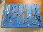 35 Vintage Necklaces Costume Jewelry Lot Reseller Wearable Craft Unsigned