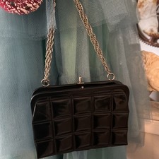 Fabulous Deco Antique Vintage Bagline of California clutch purse chocobar look