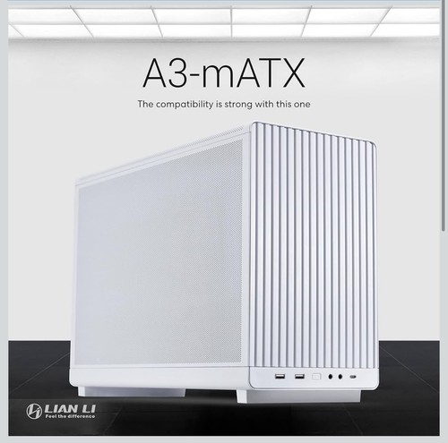 Lian Li A3 mATX Case - White - Picture 5 of 10