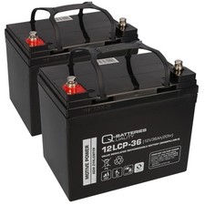 Ersatzakku für Ortopedia Compact 920 N 36 2 St. Q-Batteries 12LCP-36 12V-36Ah 