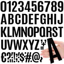 420 PCS 42 Sheets Letter Stickers Big Font Mailbox Numbers and Letters Self A...