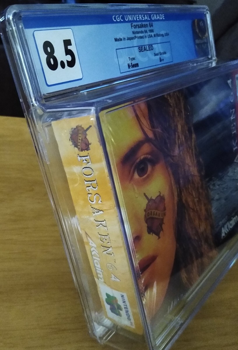 Forsaken 64 Brand New 1998 Nintendo N64 Factory Sealed CGC