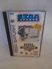NHL All-Star Hockey (Sega Saturn, 1995) CIB Complete w/ Manual