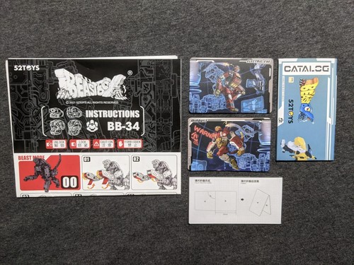 52Toys BeastBOX Instructions Beast Box PVC Character Card Instruction BB Cards - Picture 15 of 43