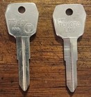 Set Of 2 Vintage Toyota LUV  Vehicle Key Blank #T61F Taylor #T80V NOS Uncut NEW