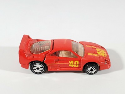 Vintage 1988 Hot Wheels Red Ferrari F40 Ultra Hots with Lifting Hatch - Loose | eBay
