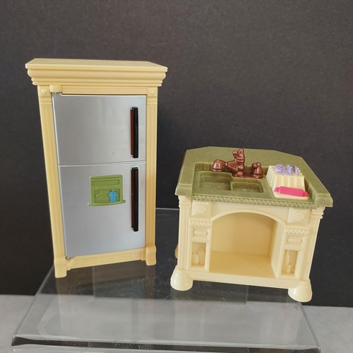 Fisher Price Loving Family 2008 Dollhouse Furniture Chairs Kitchen Bathroom 6 pc - Picture 4 of 7
