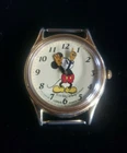 Vintage Lorus Seiko Mickey Mouse Moving Hands Ladies Watch V515-6000 SEE DETAILS