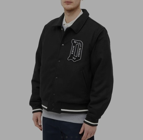Dickies Union Springs Varsity Jacke In Schwarz Größe S - Bild 1 von 11