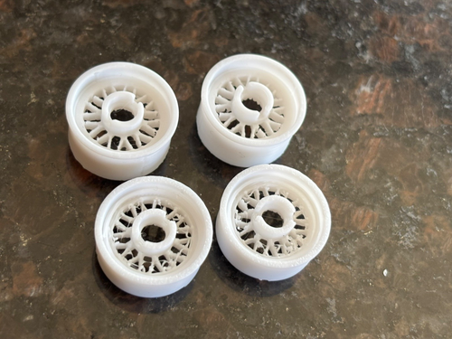 Mini-Z Custom Volk 21C Wheel Set RWD 21.5mm Narrow Wide - Picture 3 of 5