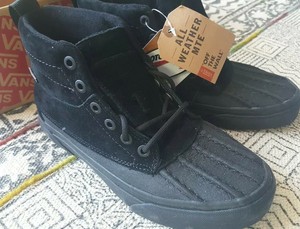 botas vans mujer negro