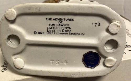 Collectable Norman Rockwell Tom Sawyer Lost In Cave Dave Grossman 1978 Figurine - Picture 4 of 5