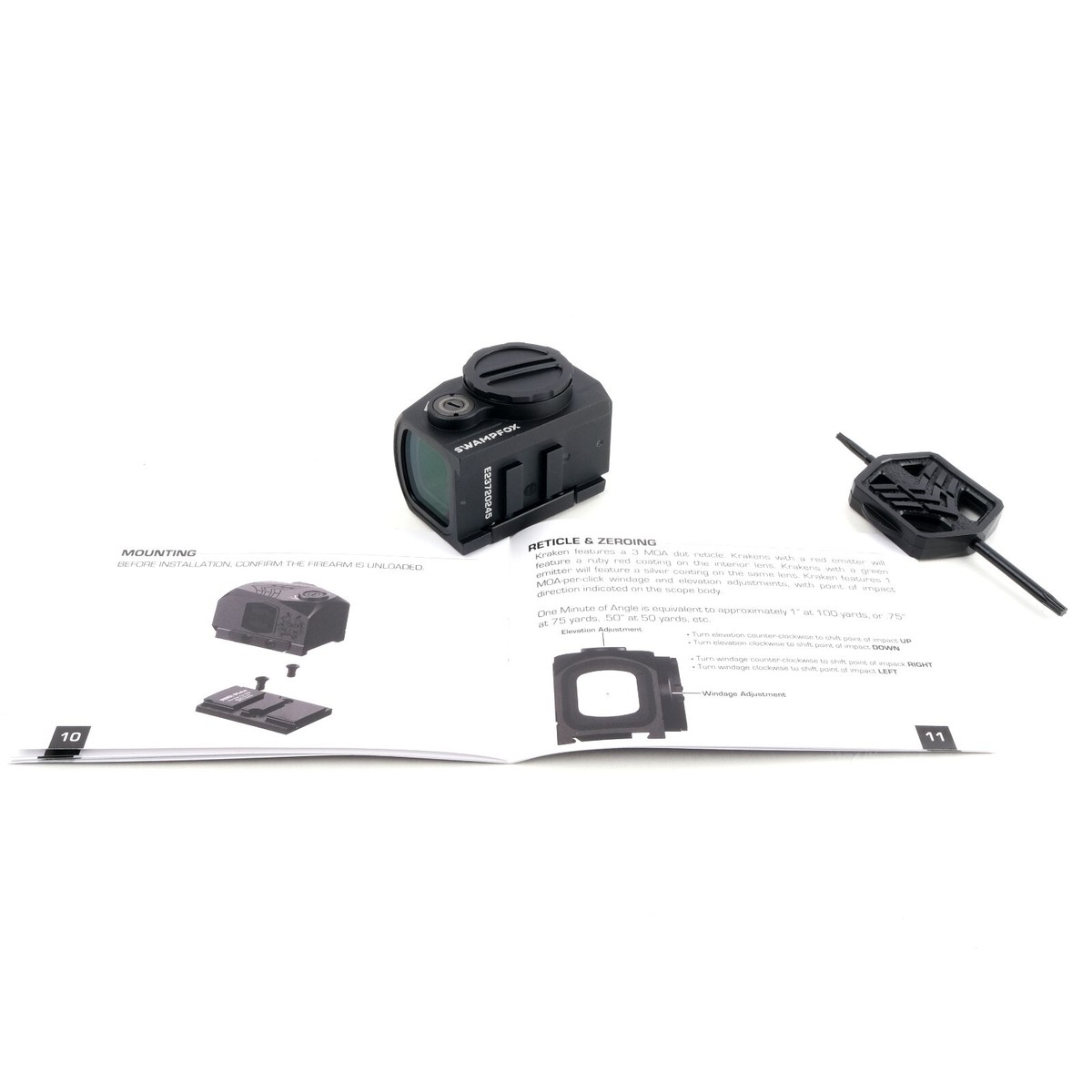 実物 Swampfox Kraken Dot Sight ドットサイト スコープ サバゲーの実物装備の通販サイト デザートカウボーイ / Swampfox