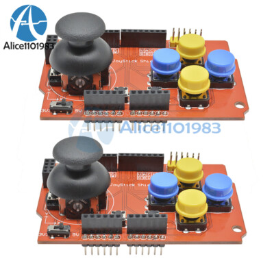 2PCS Gamepads JoyStick Keypad Shield PS2 for Arduino nRF24L01 Nokia 5110 LCD I2C