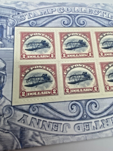 2013 USA 4806 $2.00 - Inverted Curtiss Jenny - Mint Souvenir Sheet of 6 - Picture 4 of 4