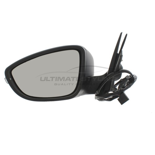VW Scirocco 2008-> Door Wing Mirror Electric Power Folding Passenger Side Left - Picture 12 of 24
