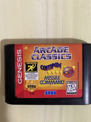 Arcade Classics (Sega Genesis, 1996) *No manual - Picture 4 of 6