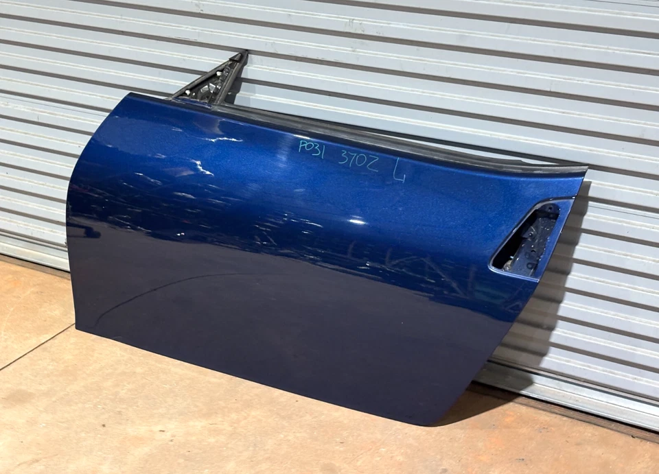 2009-2020 Nissan 370z Driver Left Side Door Shell Blue PO31 OEM - Изображение 3 из 4