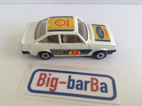 🔥Lot vintage🚗 MATCHBOX FORD ESCORT DIECAST MODEL 1:64 🔥✨STREPITOSA ✨