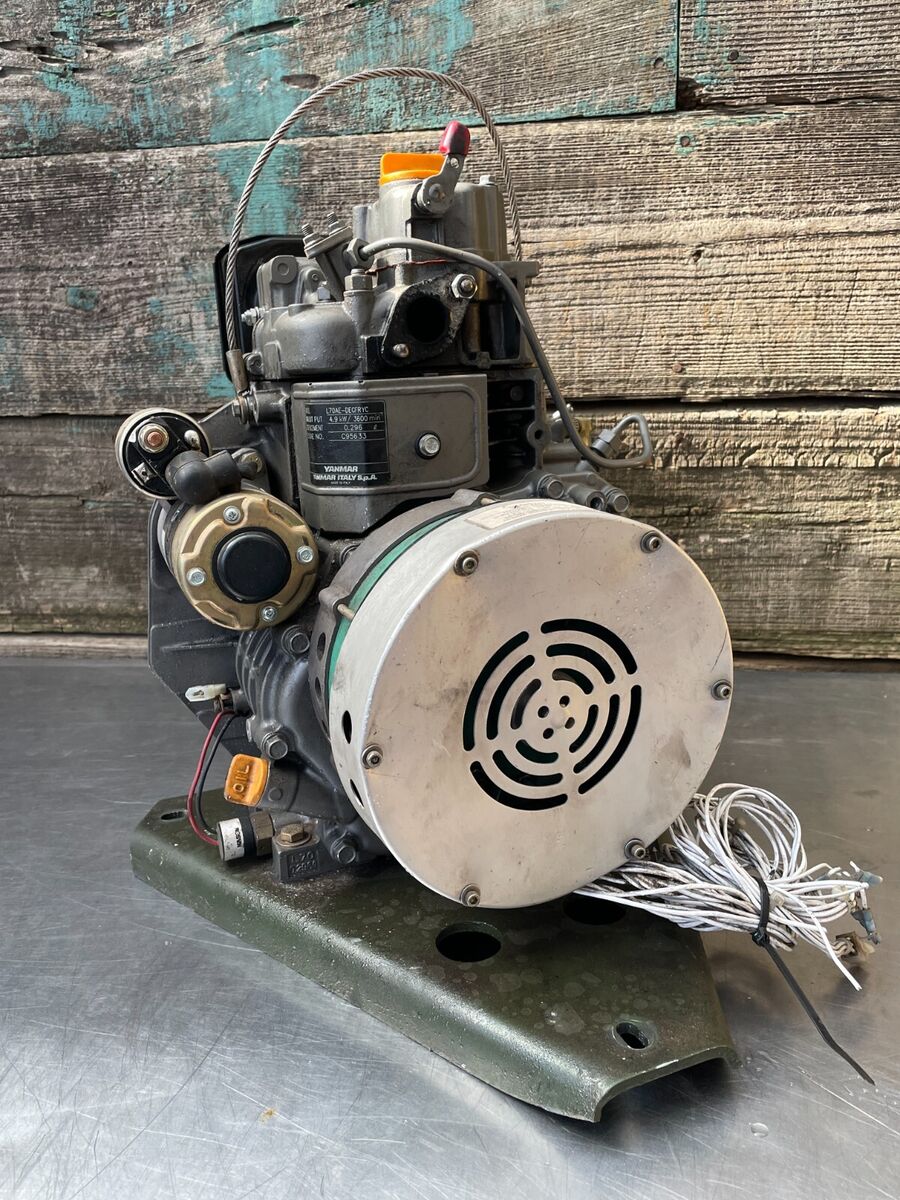 1317HR YANMAR ENGINE L70AE, L70 4.9kw w/ Starter, Muffler 1317HR YANMAR ENGINE L70AE, L70 4.9kw w/ Starter, Muffler