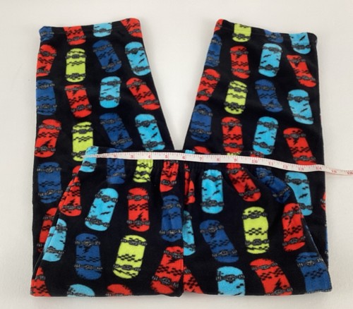 Boys Sz. 6/7 Pajamas Joe Boxer 2 Pc. Set Skateboards Warm Heavy Weight - Picture 11 of 15