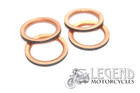 Suzuki 4x Copper & Fibre Exhaust Gaskets GSF600 GSF1200 -- B3-27