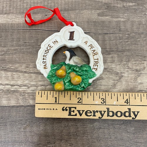 Vtg 1992 Mercuries USA 12 Days of Christmas #1 Replacement Ornament Porcelain - Picture 5 of 5