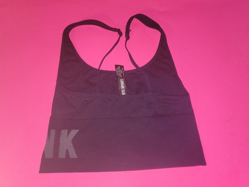 Pink By Victoria's Secret Sport Seamless Lightly-Lined Logo Bralette Size Small - Picture 5 of 8