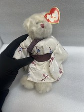 Ty 1993 Beanie Babies Suki Teddy Bear In Kimono Rare Amazing Condition 