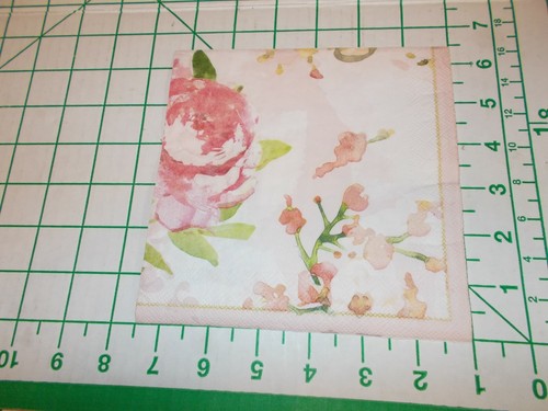 Dos servilletas de almuerzo decorativas para decoupage "Patina Vie Pink" - Imagen 1 de 6