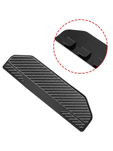 2x Car Rearview Mirror Eyebrow Visor Cover Auto Accessories Carbon Fiber Black - Picture 8 of 9