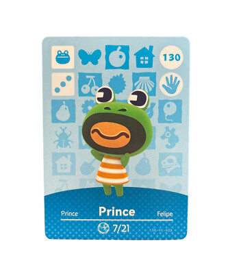 Carta Amiibo Animal Crossing - Kidd #134 (Serie 2) - Aperta Ma Mai Usata - Come Nuova!