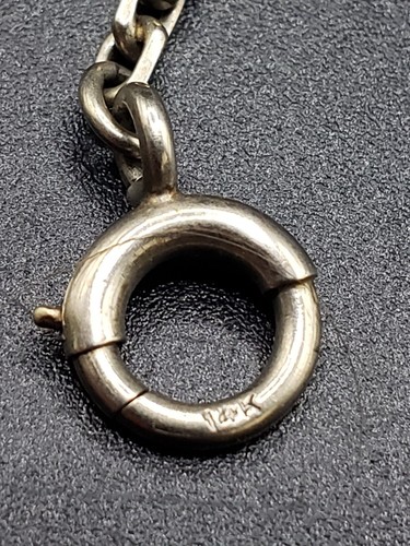 vintage antique 14k gold Pocket Watch Chain ~13 1/4" - Picture 4 of 8
