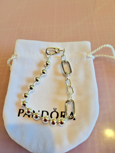 Bracelet Link PANDORA argent 925 poinçon ALE PANDORA 20cm - 第 1/5 張圖片