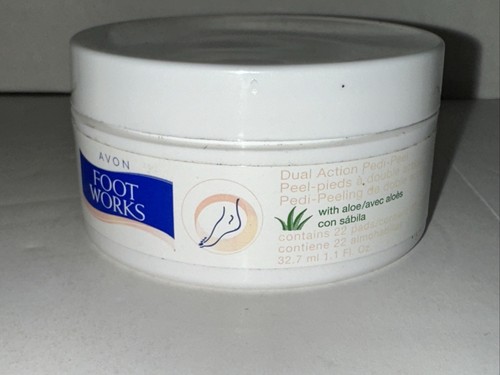 NEW Sealed Avon Foot Works Dual Action Pedi-Peel Pads 22 Pads