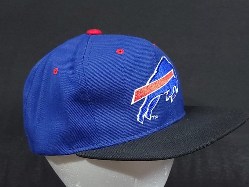 Vintage Rare Black Bill KMG Pro Model Buffalo Bills Hat Snapback Cap NFL - Picture 3 of 12