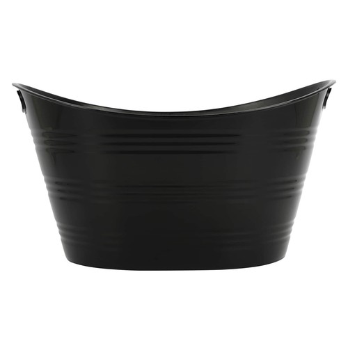 21" x 16" x 11.8" Black Plastic Ice Tub by Celebrate It™