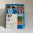 HP 97 Trójkolorowy trójkolorowy wkład atramentowy C9363WN Wygaśnięcie lipiec 2008 Nowy zapieczętowany