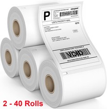 2-40 Rolls 4"x6" Direct Thermal Shipping Labels for 1744907 DYMO 4XL 220/Rolll