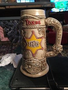 Budweiser-Texas-Limited-Edition-Stein-Handcrafted-In-Brazil-For-Anheuser-Busch