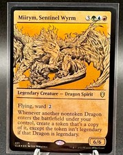 1x Miirym, Sentinel Wyrm - Foil - Showcase NM-Mint, English Commander Legends: B