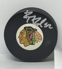 Brandon Bollig signed Chicago Blackhawks Puck autographed Hawks