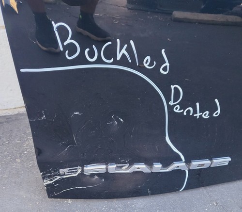 2015 2016 2017 2018 CADILLAC ESCALADE TAILGATE LIFTGATE OEM USED - Picture 2 of 10