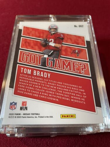 Tom Brady PANINI MOSAIC 2020 MVP HOT TAMPA BAY FOOTBALL INVESTMENT CARD MINT! - Picture 2 of 2
