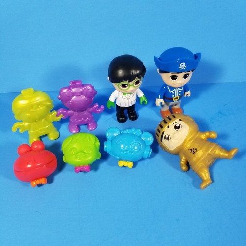 LOTE de figuras Ryans World Gus Combo Panda Sir Pirata Lápiz Topper Gomas de borrar Aplastar - Imagen 1 de 5