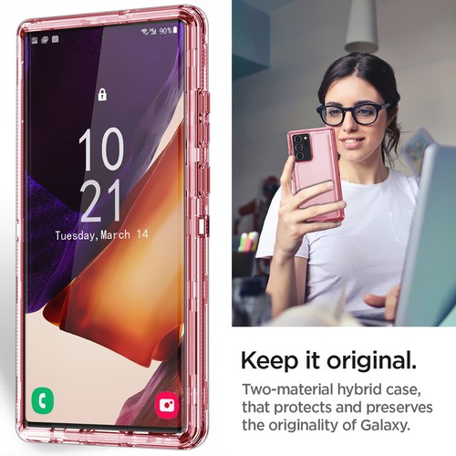 Für Samsung Galaxy Note20 Ultra 5G Hülle Transparent Klar Stoßfest Handyhülle - Bild 45 von 61