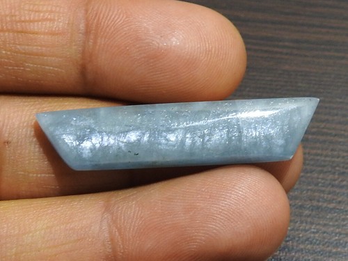 Aquamarine Sunstone Smooth Polished Cabochon Handmade Natural Loose Stone C-1 - Picture 35 of 37