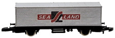 Z Scale Marklin Mini-Club 8616 DB Sea Land Container Car (no box)