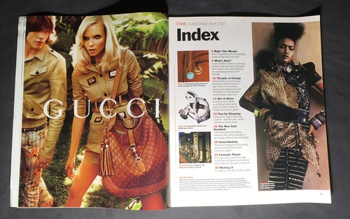 Rivista Time Magazine STYLE & DESIGN April 2009 Supplement Arlenis Sosa - Picture 2 of 3